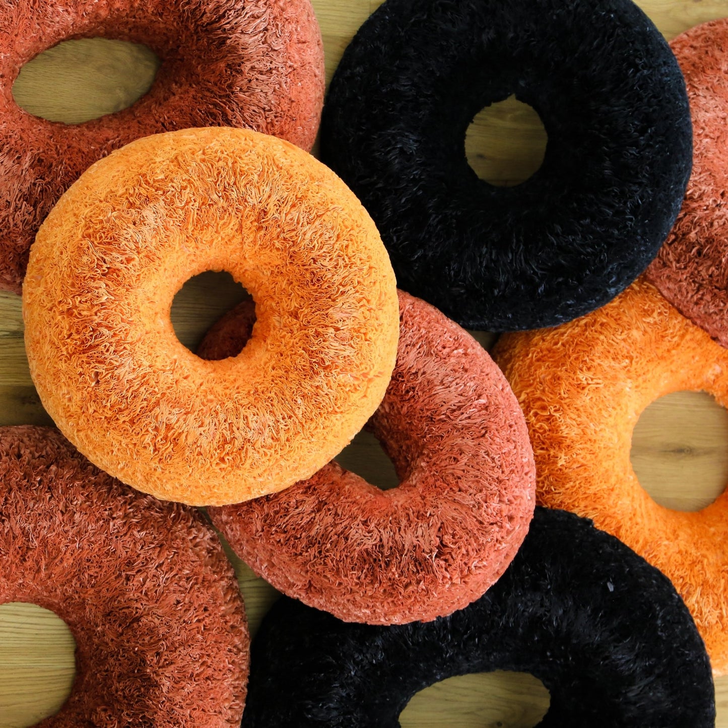 Midnight - Black Coffee Filter Wreath - Knot and Spool