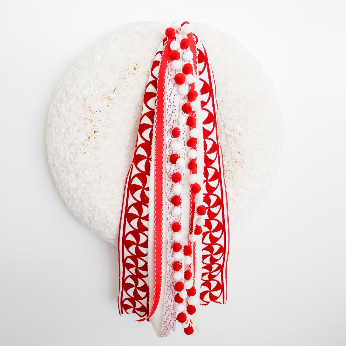 North Pole Peppermint RIBBON SET™ (without Bow) - Knot and Spool