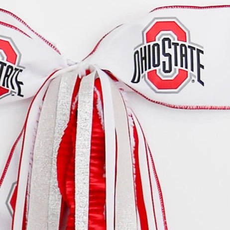 Ohio State Buckeye Collegiate RIBBON SET™ (with Bow) - Knot and Spool