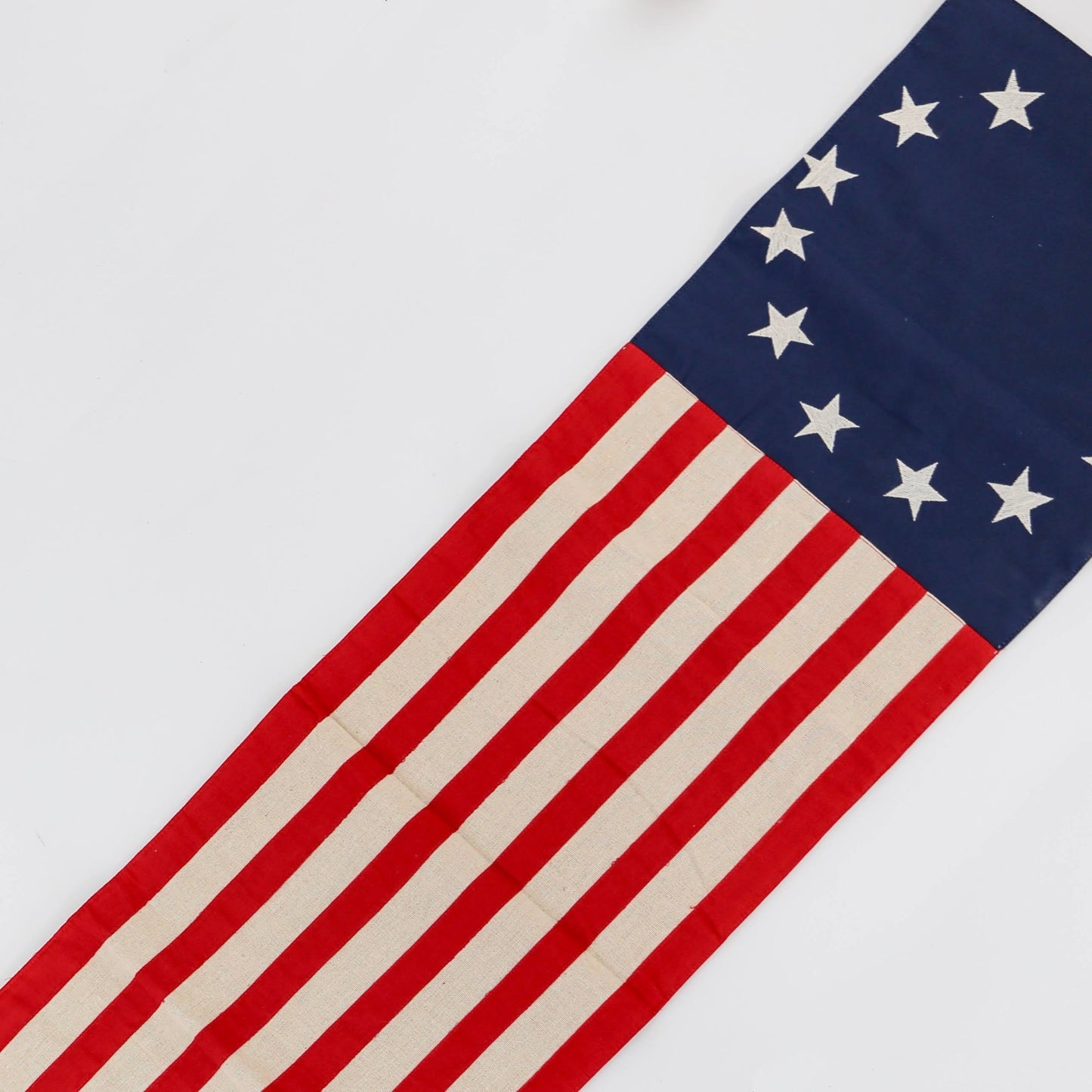 Patriotic Betsy Ross Table Runner | 13" x 72" - Knot and Spool