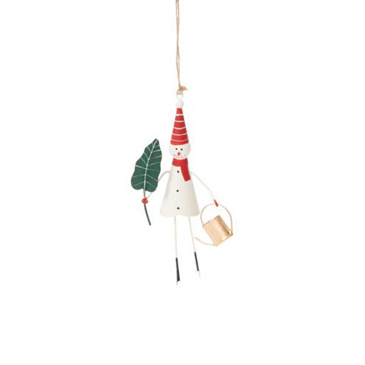 Plantie Friend Snowman Ornament - Knot and Spool