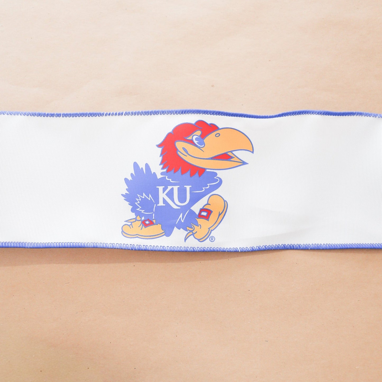 University of Kansas Collegiate Ribbon | 4" | By the Yard - Knot and Spool