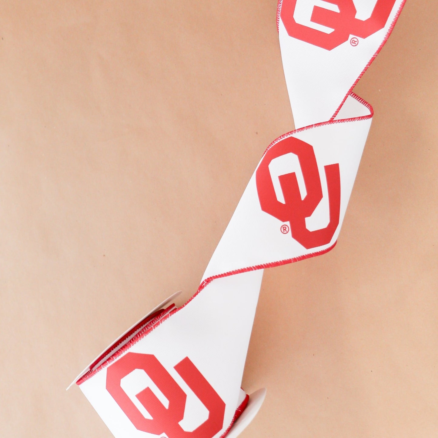 University of Oklahoma Collegiate Ribbon | 4" | By the Yard - Knot and Spool