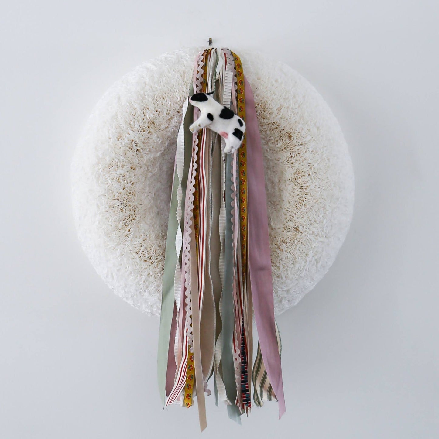 Wool Cow Ornament For Food Nanny - Knot and Spool