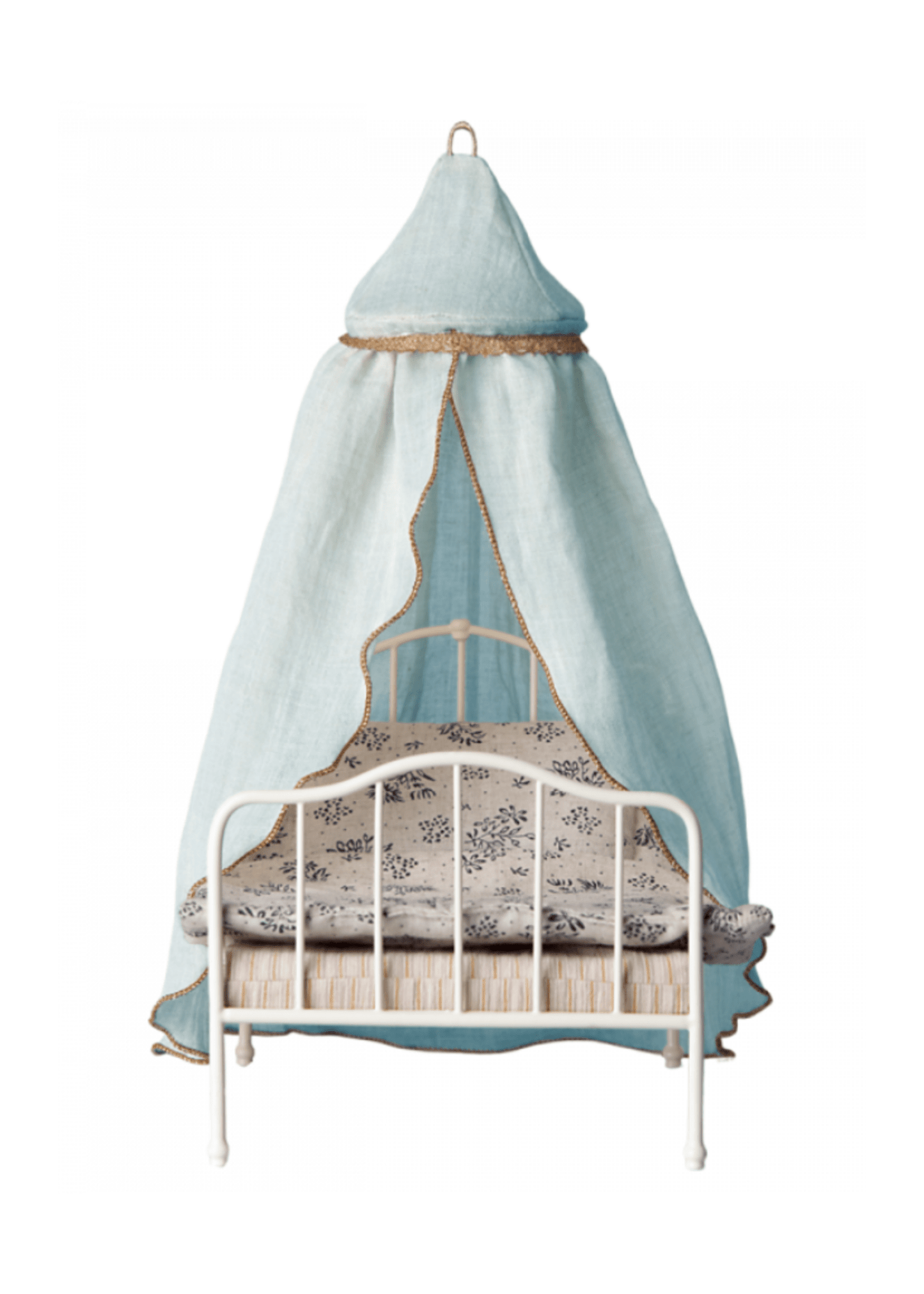 2022 Maileg Miniature Bed Canopy - Mint - Knot and Spool