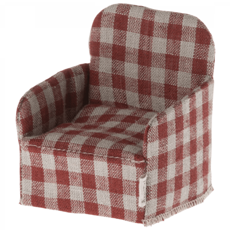 2022 Maileg Mouse Red Chair LIMITED - Knot and Spool