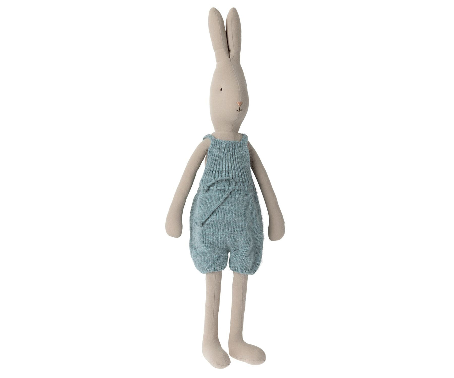 2022 Maileg Rabbit in Knitted Overalls | Size 4 - Knot and Spool