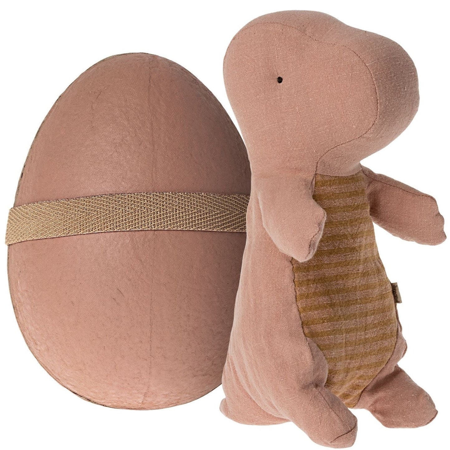 2022 Maileg Small, Old Rose Gantosaurus in Egg - Knot and Spool