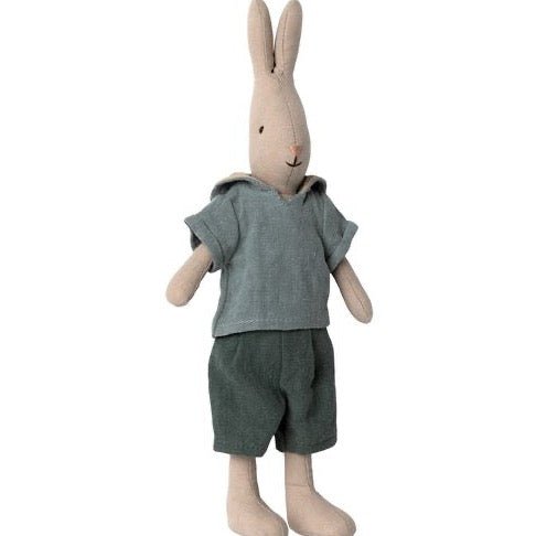 2023 Maileg Rabbit with Classic Shirt & Shorts - Size 2 - Knot and Spool