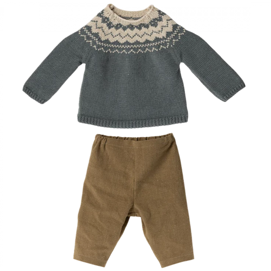 2022 Maileg Pants and Knitted Sweater, Size 5