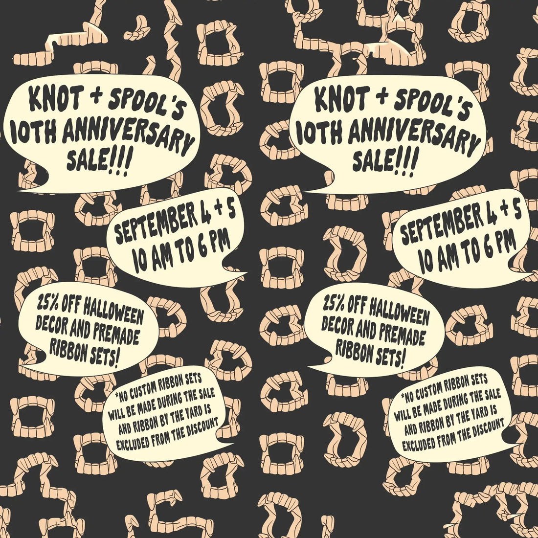 Knot + Spool’s 10th Anniversary Sale - Knot and Spool