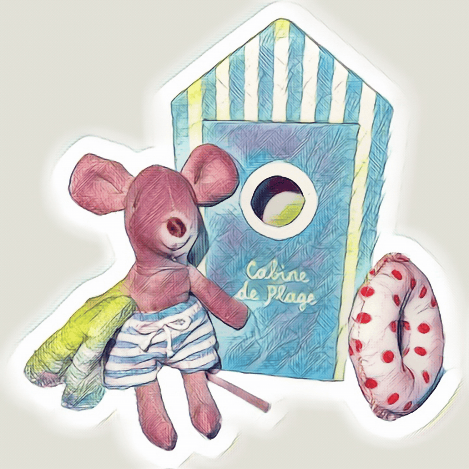 Maileg | Mice in Boxes Collection - Knot and Spool