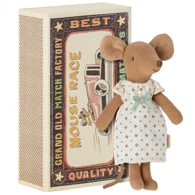 2023 Maileg Big Sister Mouse In Matchbox