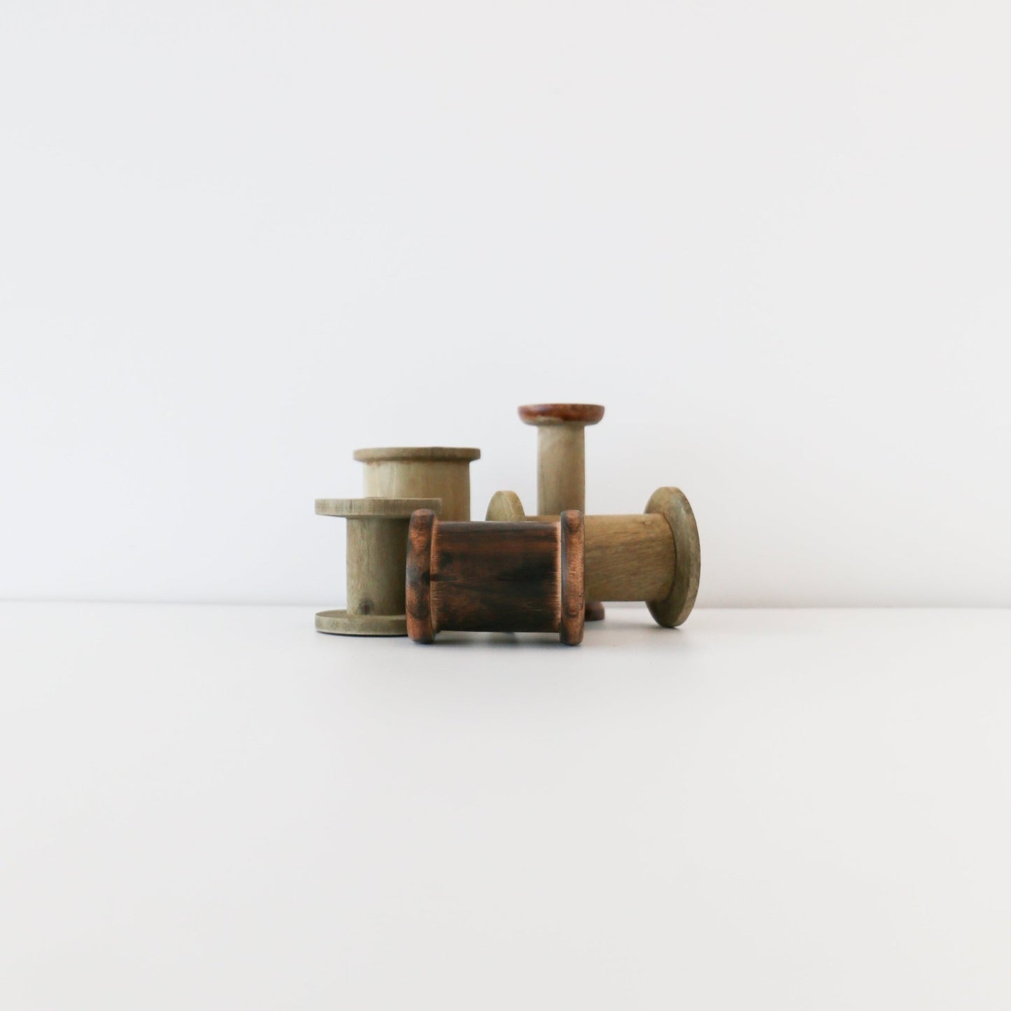 1.75" x 4.5" WOOD SPOOL - Knot and Spool