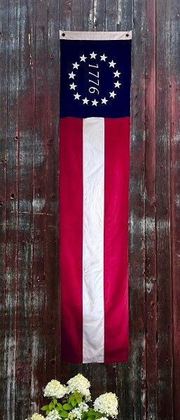 1776 Barn Banner | 20-in x 90-in - Knot and Spool