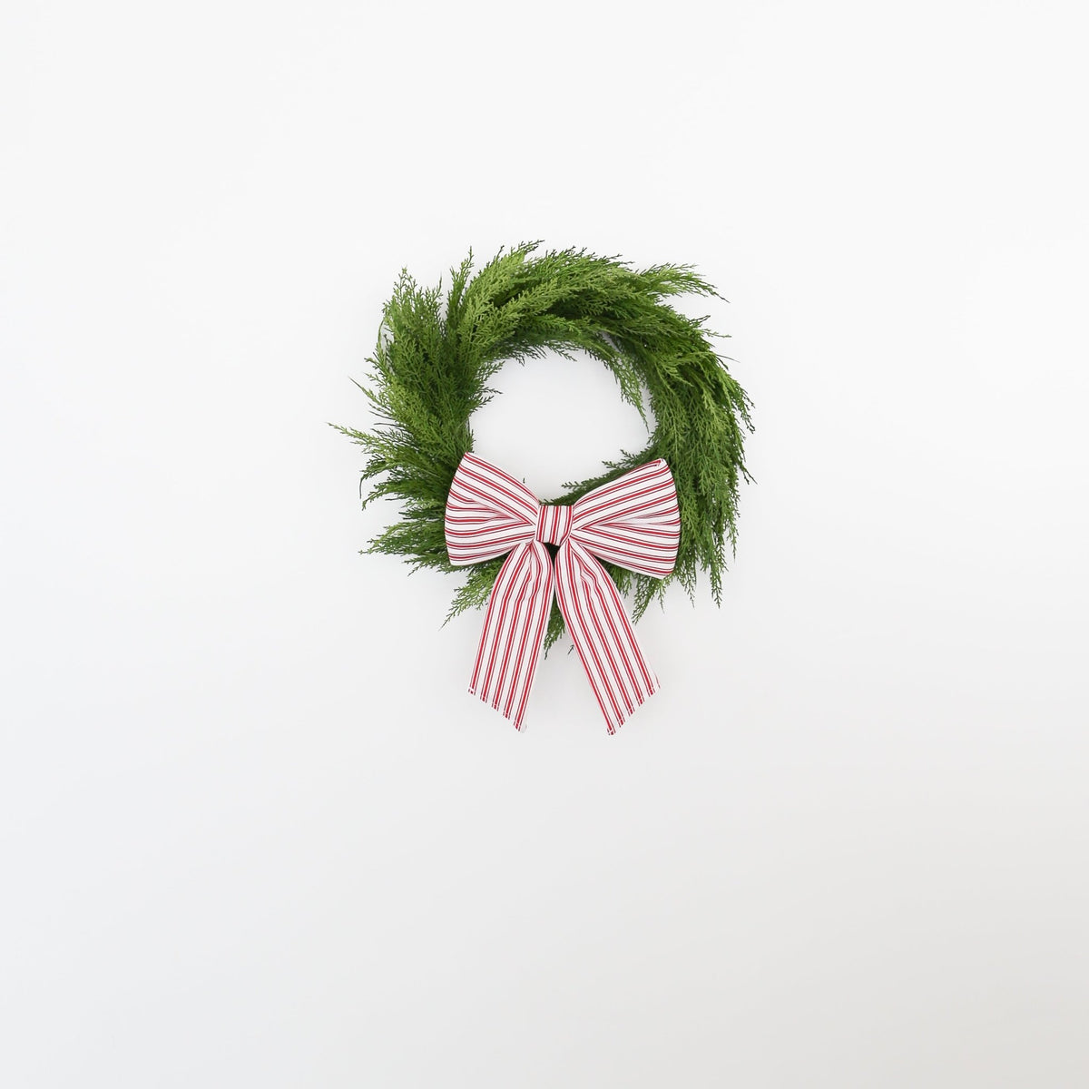 17"L X 12"W Stripe Bow with Clip - Knot and Spool