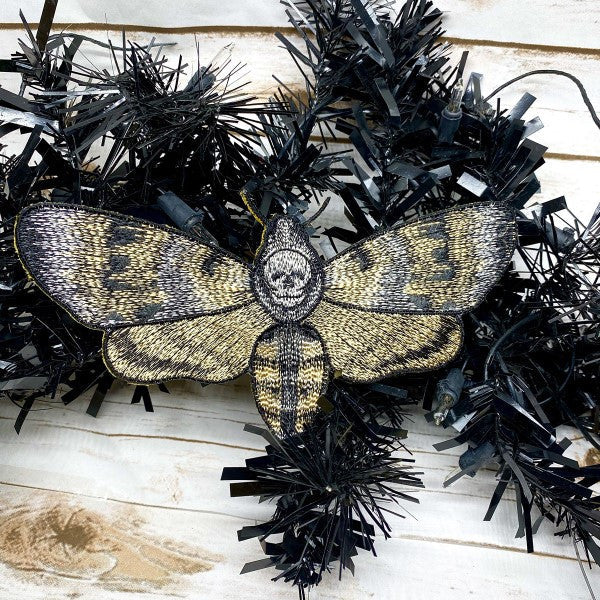 Natural Moth Halloween Ornament