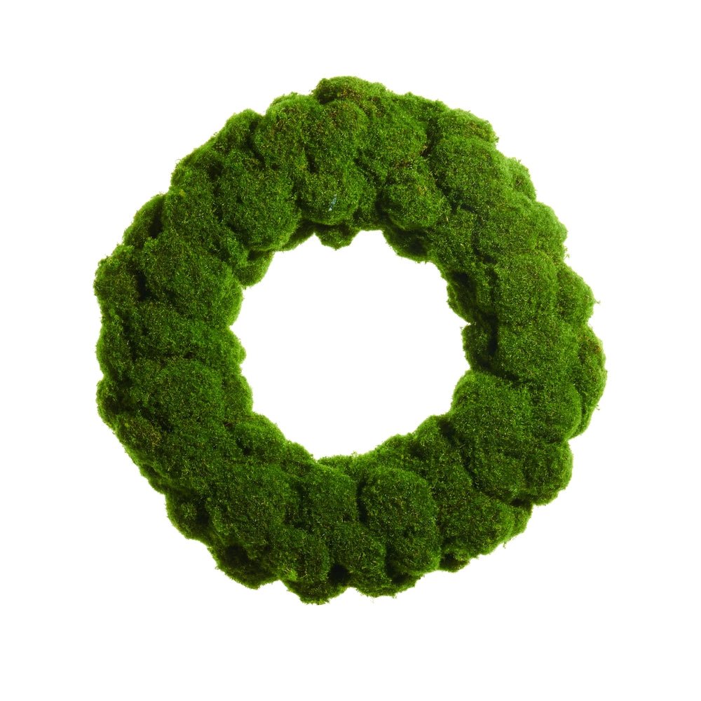 18" Moss Wreath - Knot and Spool
