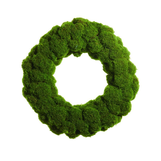 18" Moss Wreath - Knot and Spool