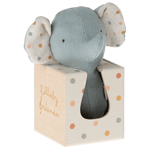 2021 Maileg Lullaby Friends Elephant Rattle - Knot and Spool