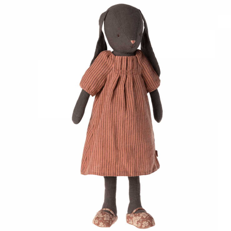 2023 Maileg Bunny with Striped Dress - Knot and Spool