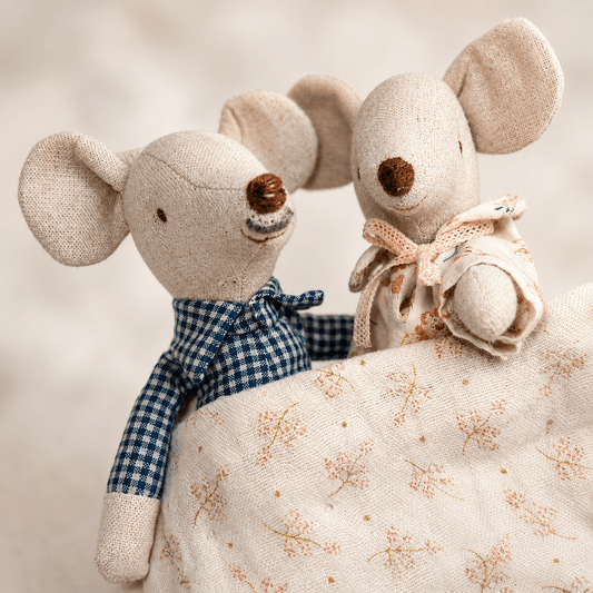 2023 Maileg Grandpa & Grandma Mice in Cigar Box - Knot and Spool
