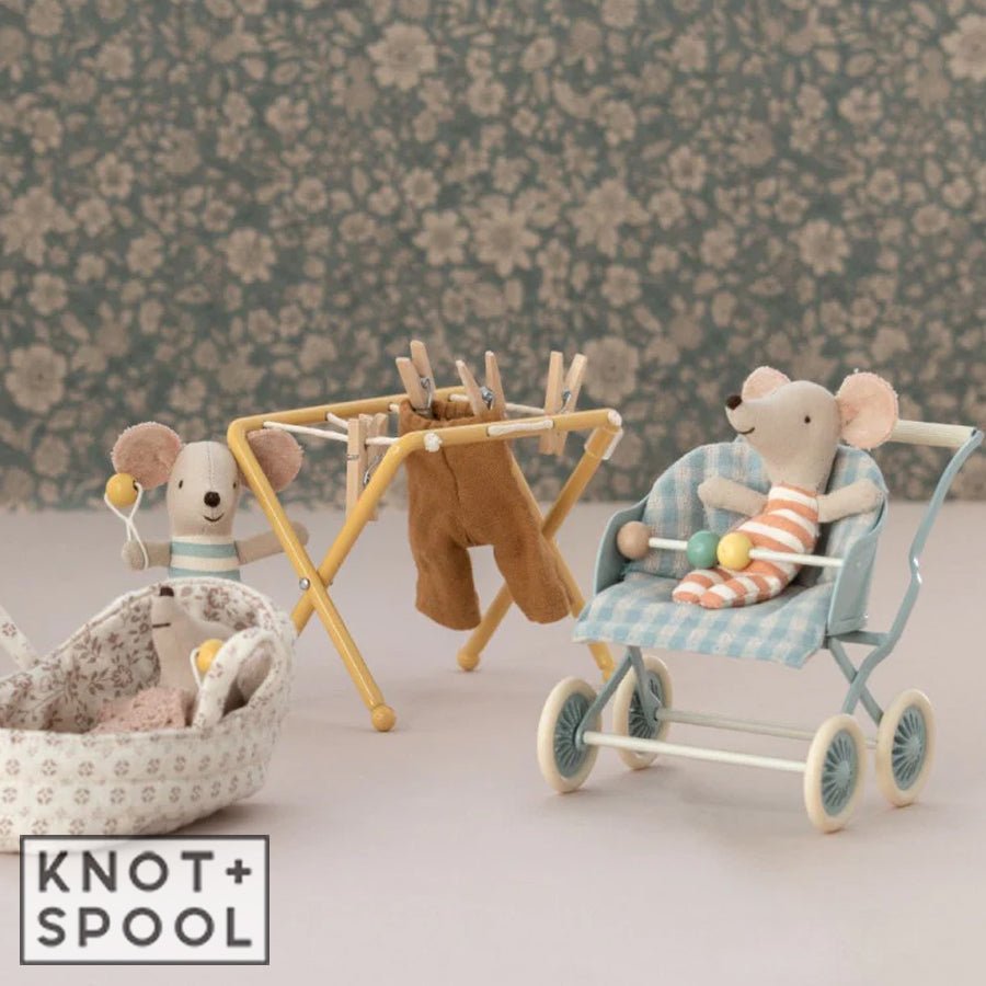 Maileg Drying Rack 2023 Maileg Mouse Drying Rack – Knot and Spool