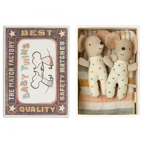 2023 Maileg Baby Mice Twins in Matchbox – Knot and Spool