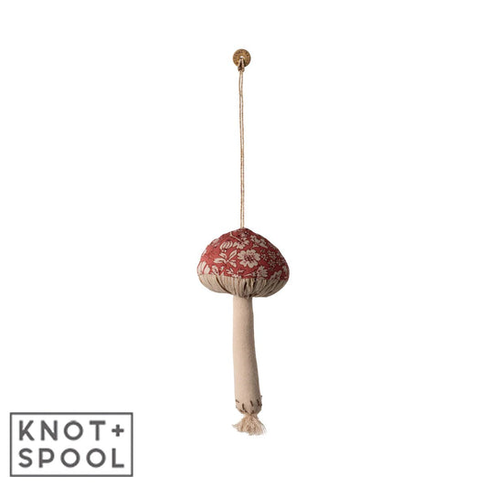 2024 Maileg Blossom Red Mushroom Ornament - Knot and Spool