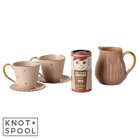 2024 Maileg Mini Hot Chocolate Set - Knot and Spool