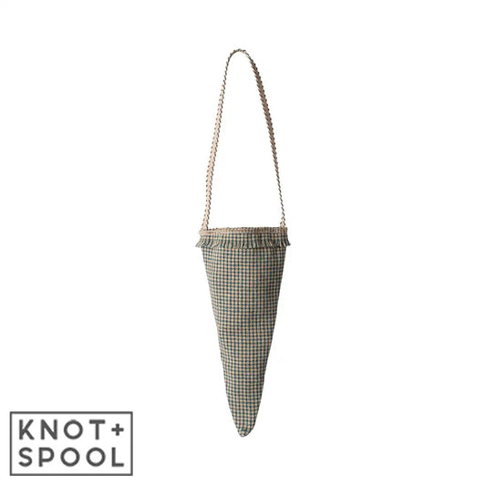 2024 Maileg Petrol - Checkered Cornet - Knot and Spool