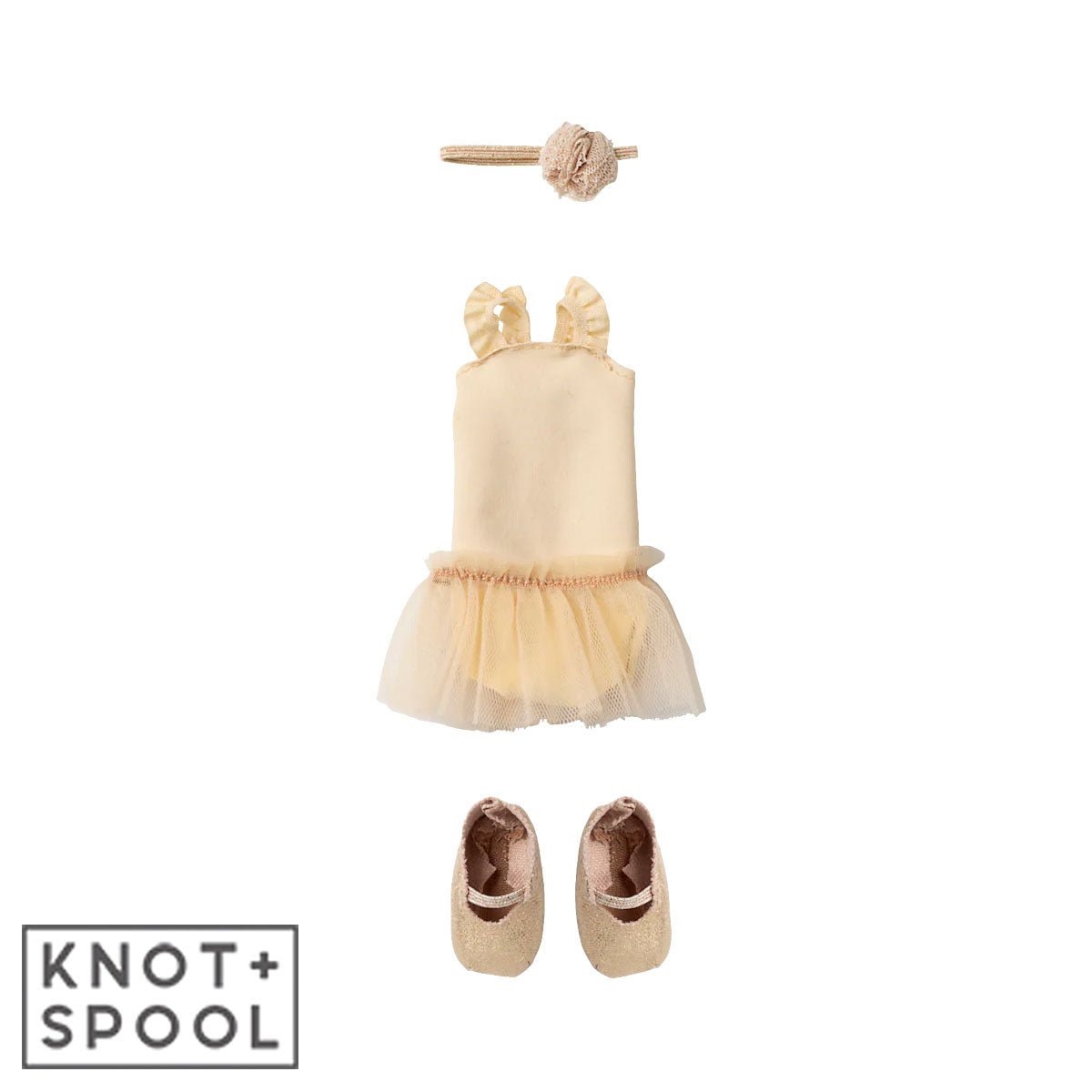 2025 Maileg Ballet Suit & Cream Skirt | Size 2 - Knot and Spool