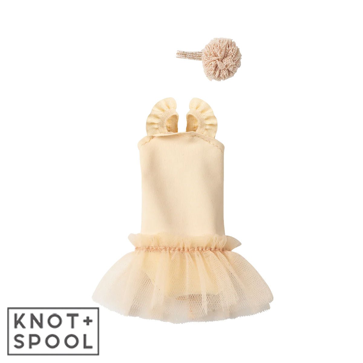2025 Maileg Ballet Suit & Creme Skirt | Size 1 - Knot and Spool