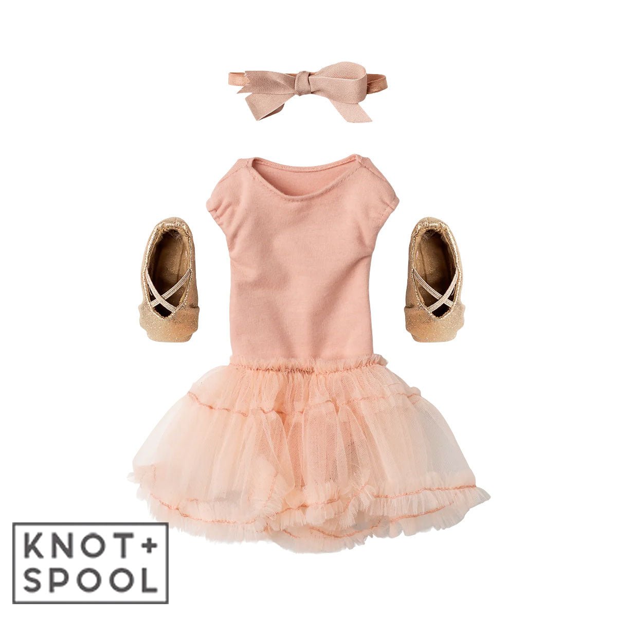 2025 Maileg Ballet Suit & Rose Skirt | Size 3 - Knot and Spool