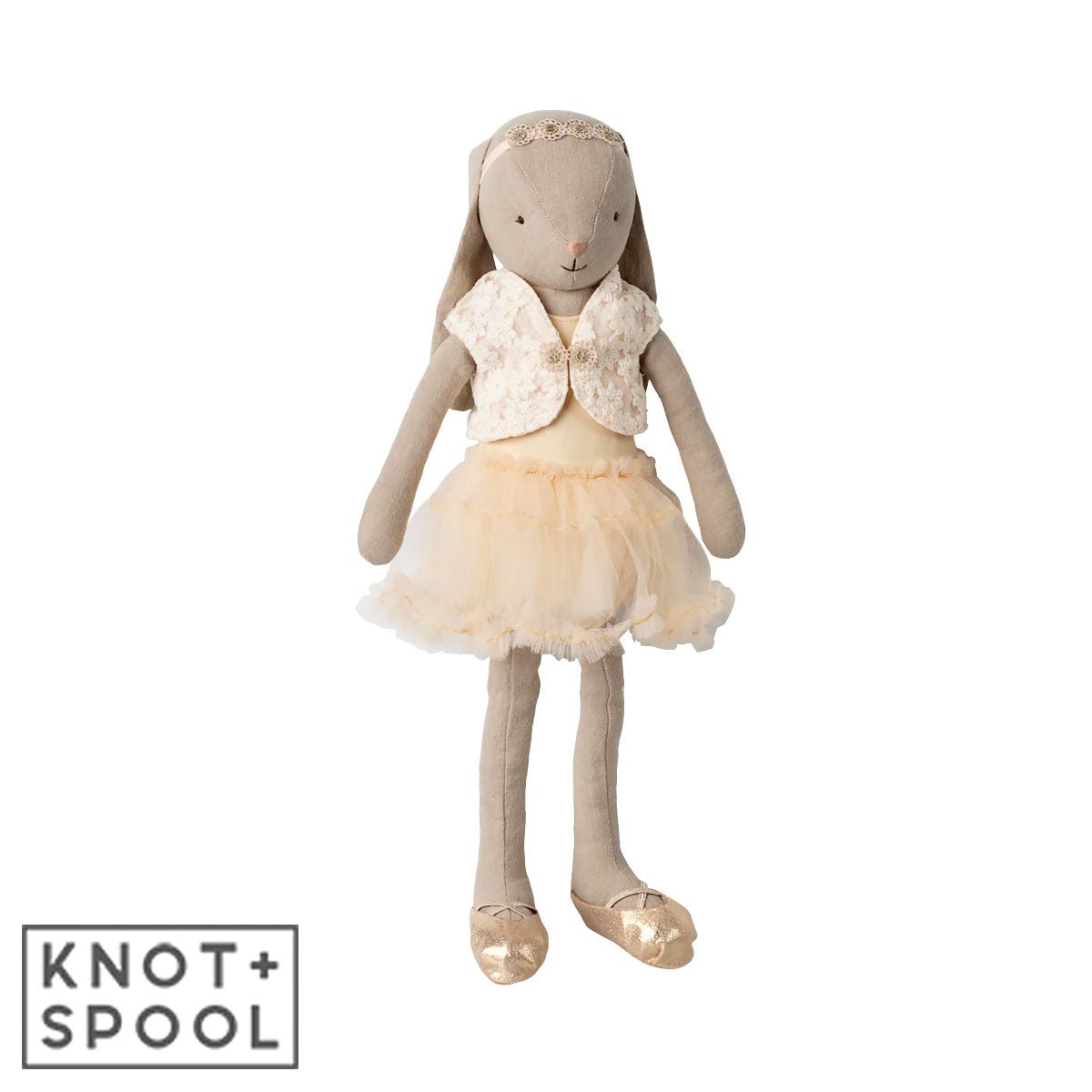 2025 Maileg Bunny in Ballet Suit & Cream Skirt | Size 3 - Knot and Spool