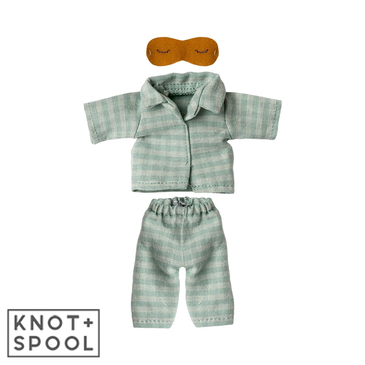 2025 Maileg Dad Mouse Mint - Sand Pyjamas - Knot and Spool