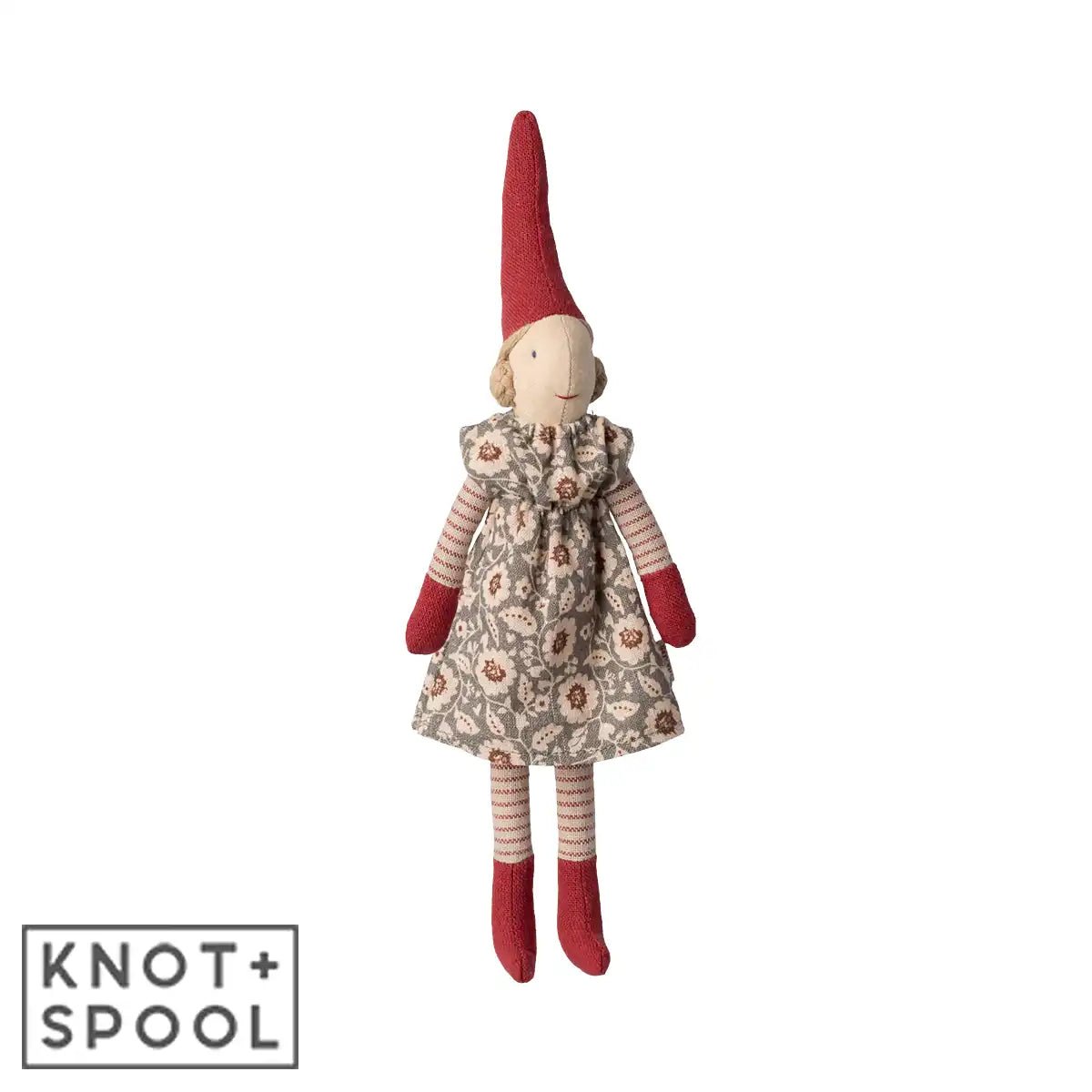 2025 Maileg Girl Pixy in Winter - Mint Dress | Size 1 - Knot and Spool