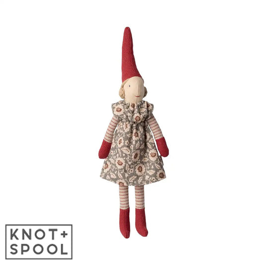 2025 Maileg Girl Pixy in Winter - Mint Dress | Size 1 - Knot and Spool