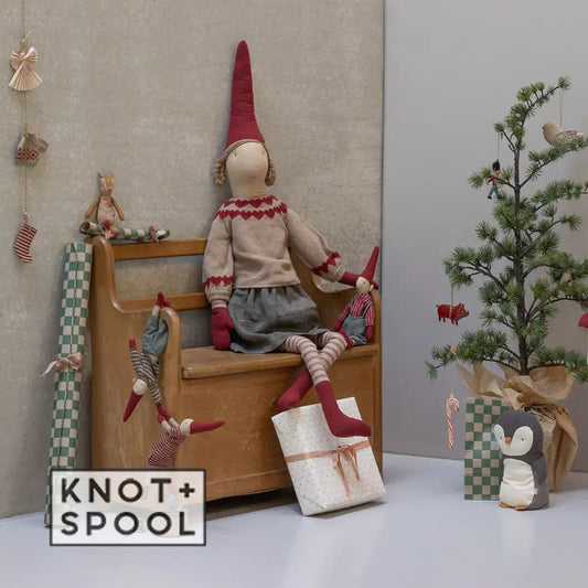 2025 Maileg Girl Pixy with Skirt & Knitted Sweater | Size 6 - Knot and Spool