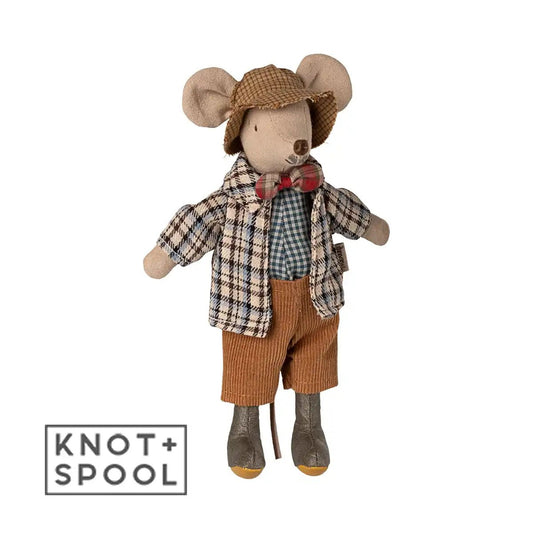 2025 Maileg Granddad Mouse - Knot and Spool