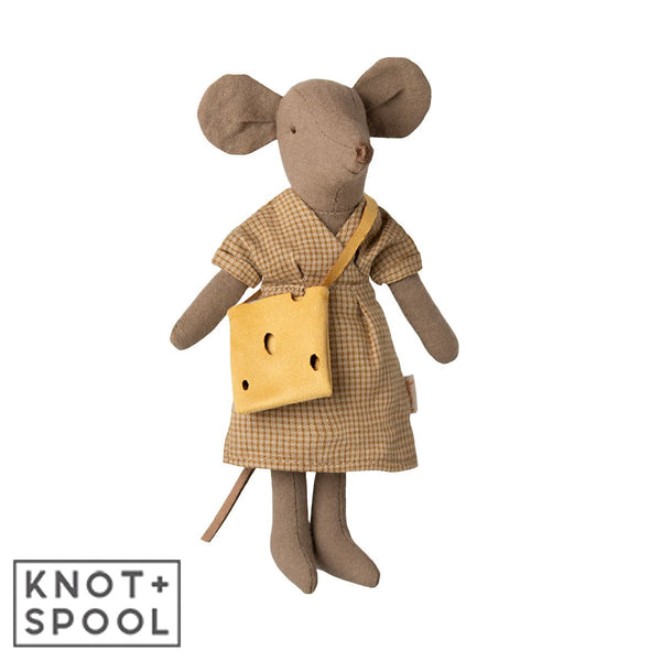 2025 Maileg Light-Brown Mum Mouse – Knot and Spool