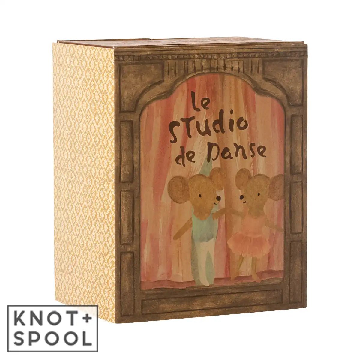 2025 Maileg Little Sister And Brother Ballet Mice In Dance Studio - Knot and Spool