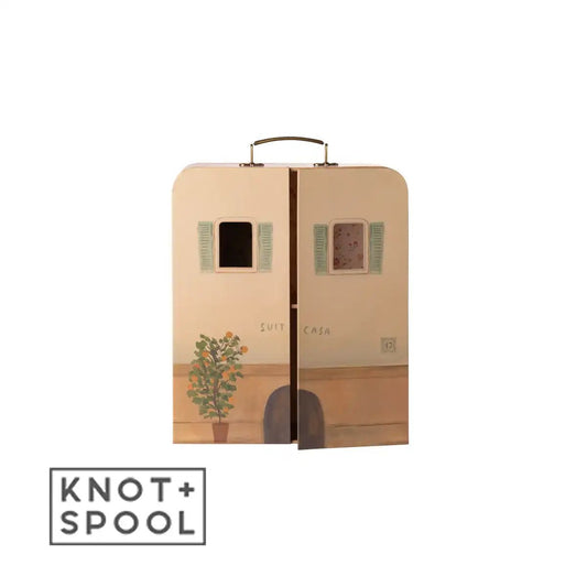 2025 Maileg Little Sister and Brother SuitCasa Mouse House - Knot and Spool