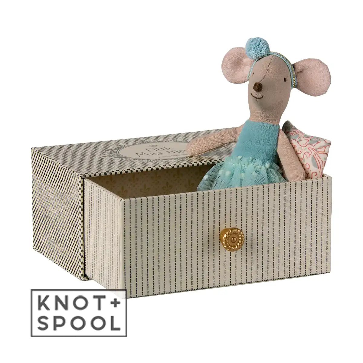 2025 Maileg Little Sister Dance Mouse in Matchbox - Knot and Spool