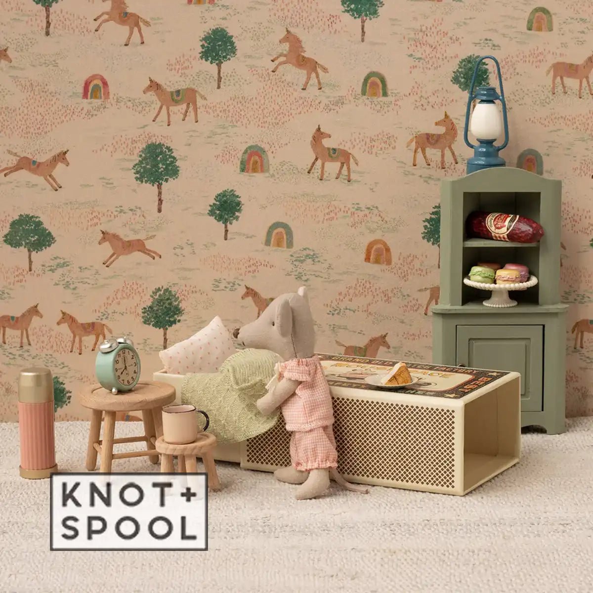 2025 Maileg Little Sister Mouse in Matchbox - Knot and Spool