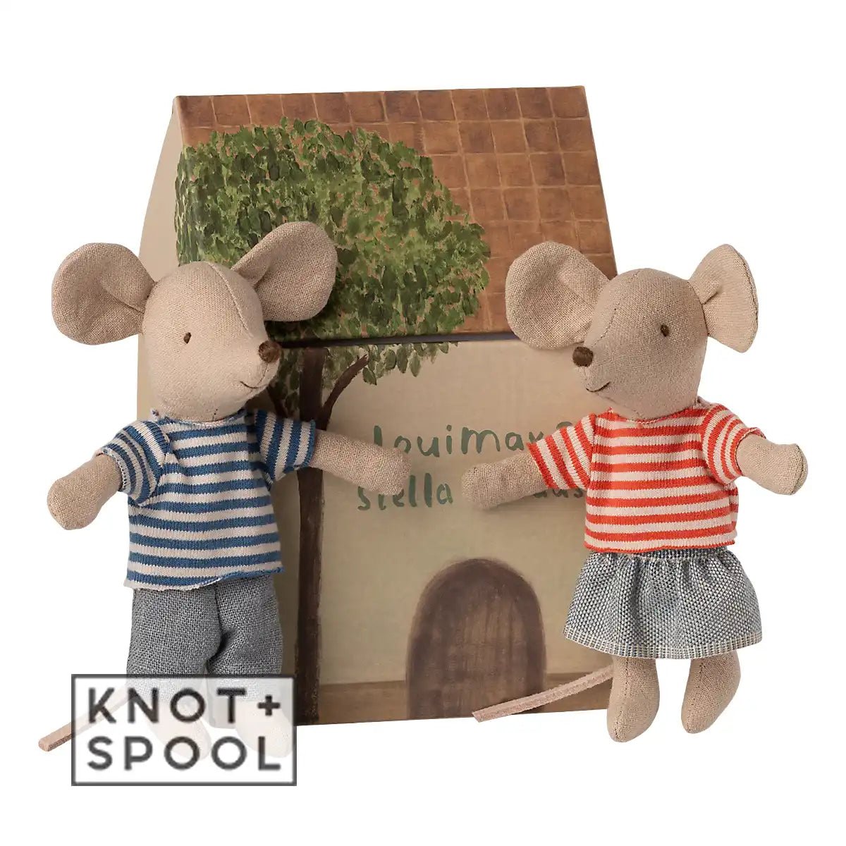 2025 Maileg Louimax And Stella, Little Brother And Sister Mice - Knot and Spool