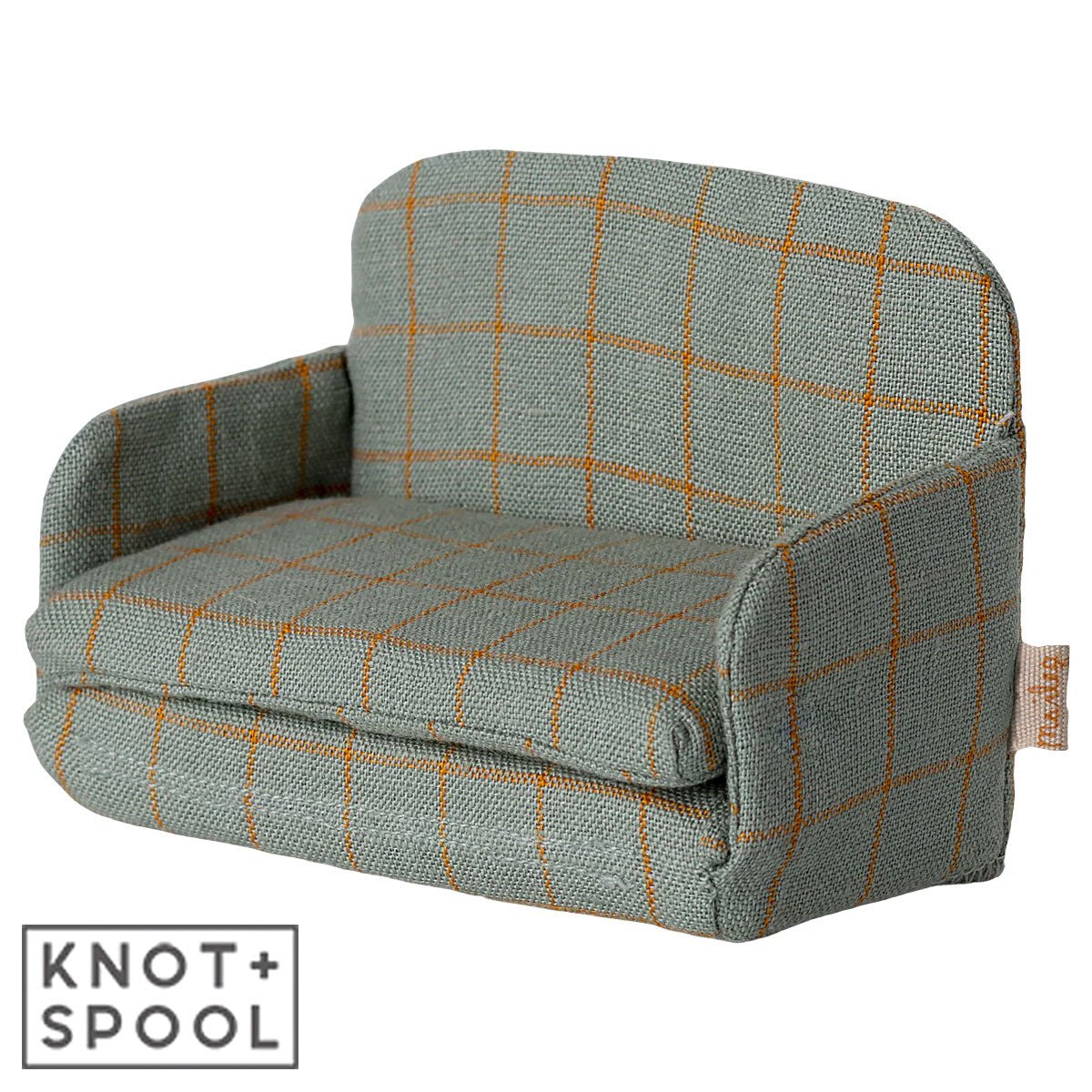 2025 Maileg Mouse Checkered Sofa Bed - Knot and Spool
