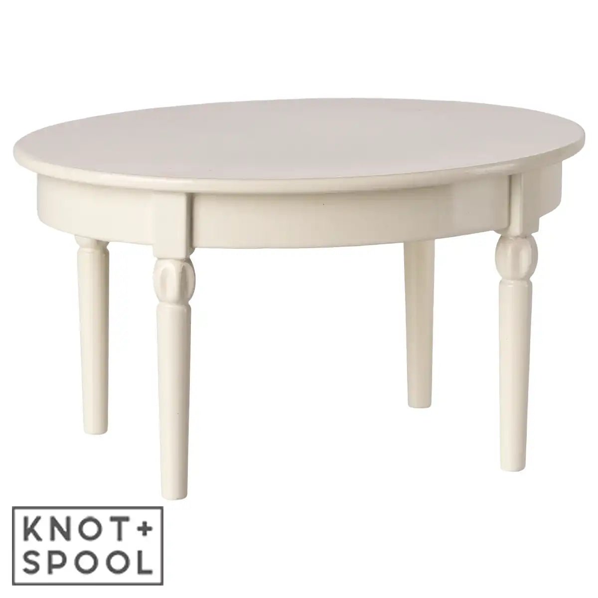 2025 Maileg Mouse Off - White Vintage Dining Table - Knot and Spool