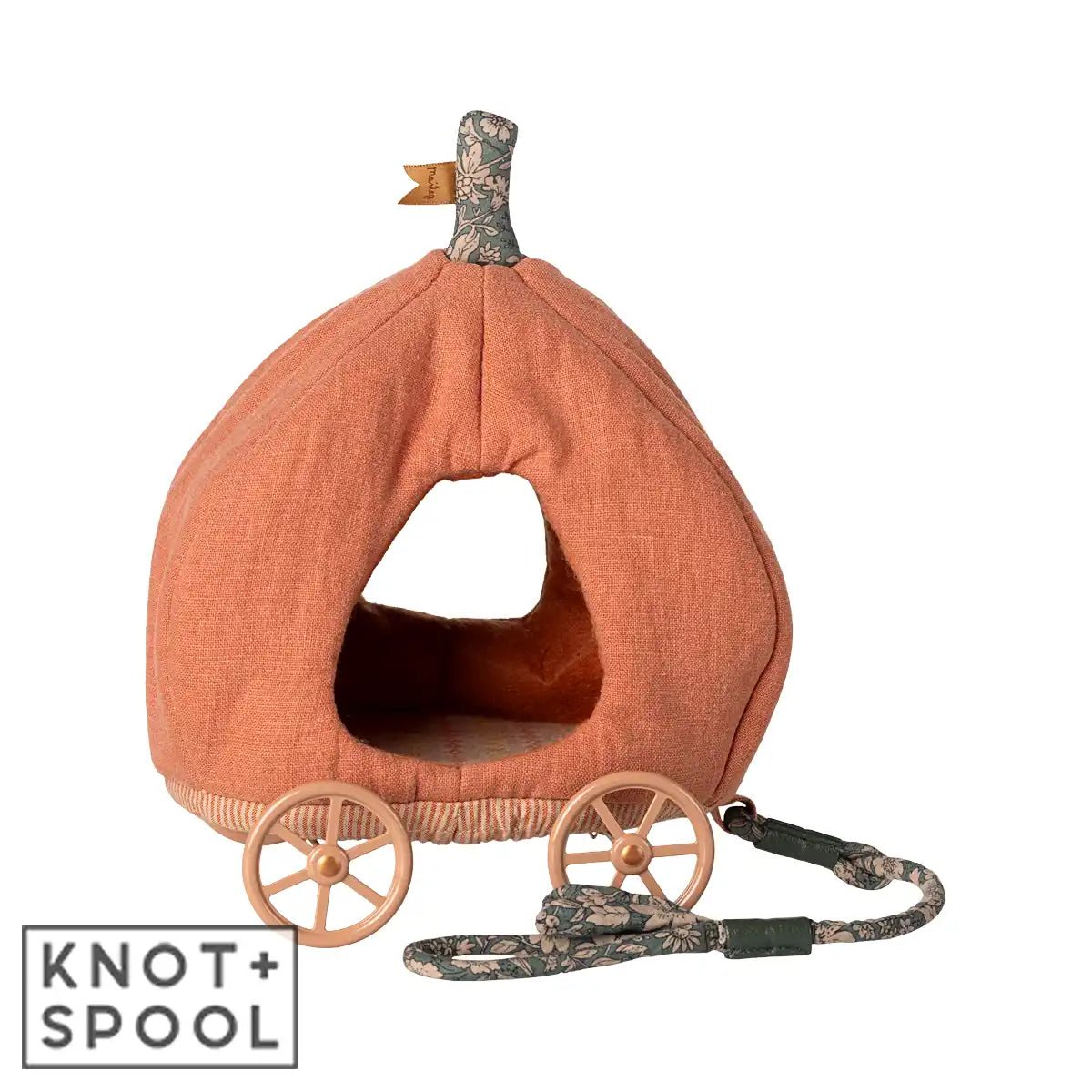 2025 Maileg Mouse Pumpkin Carriage - Knot and Spool