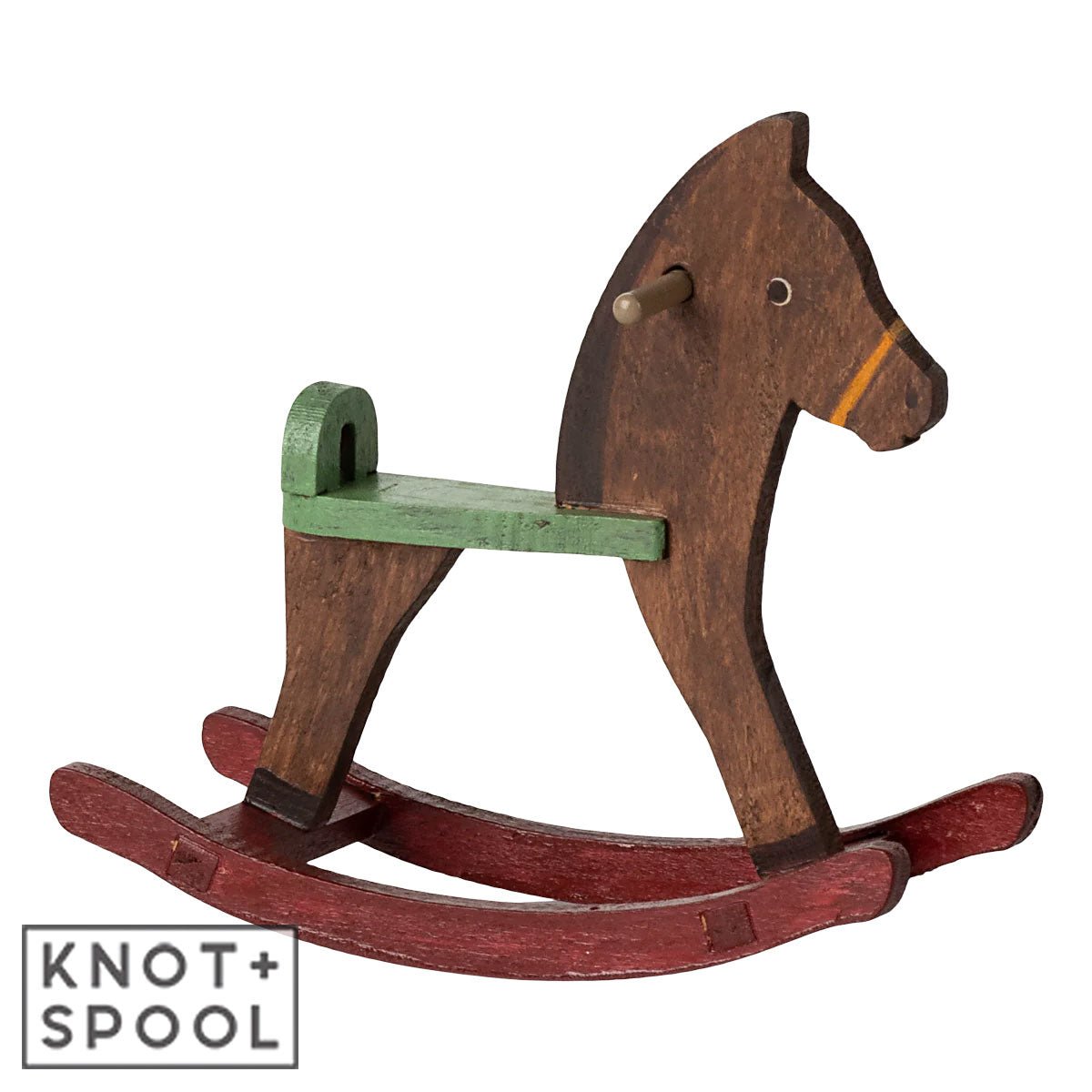 2025 Maileg Mouse Rocking Horse - Knot and Spool